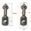 4 Stainless Steel Spear Band Wishbone Insert Fishing Spear Nail Barbed   Fork