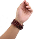 108pc 8mm Wood Beads Tibet Buddhist Prayer Bracelet Bangle Mala Necklace