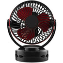 Portable Desk Fan with 4 Speed Adjustable USB Rechargeable Battery Powered