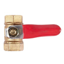 Pneumatic Fitting 1/4" Diameter Female Thread Brass Full Port Ball Valve