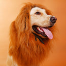 Pet Costume Lion Mane Wig For Dog Halloween Festival Fancy Dress Up