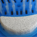 2pcs Bathroom Foot Masager Slippers with Brush Dead Skin Clean Scrubber