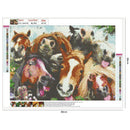 5D DIY Full Drill Diamond Painting Cross Stitch Embroidery Kit (Horse06)