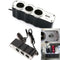 3Way Cigarette Lighter Socket Splitter Power Adapter Dual USB Car Charger DJQ