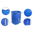 High-Capacity Drawstring Leaf Bag Garden Garbage Rubbish Storage Bag, Blue