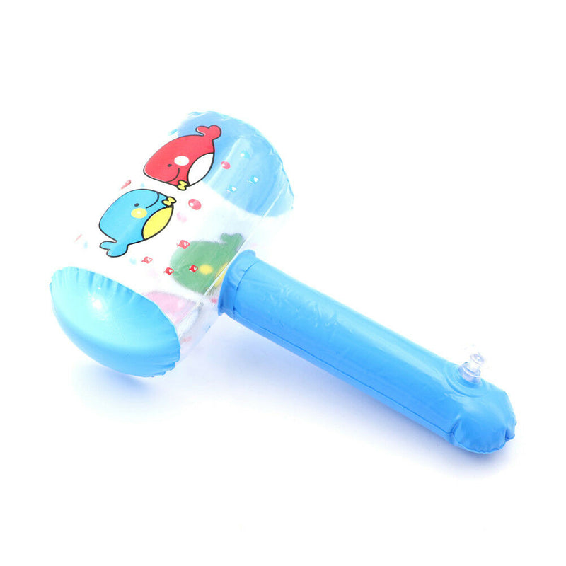 Cartoon Inflatable Hammer Air Hammer With Bell Kids Children Blow Up Toys 3C
