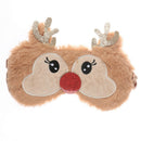 Blindfold Christmas Elk Sleep Eyeshade Sleeping Aid Eye Patch Shading Eye M â„–[