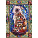 5D DIY Full Drill Diamond Painting Abstract Cat Cross Stitch Embroidery Kit