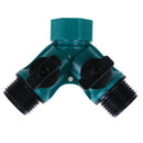 3/4" 2 Way Garden Tap Hose Adapter Connector Adaptor Hose Pipe Splitter  FT