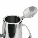 Pitcher Stainless Steel Water Carafe with Lid for Coffee Milk Beverage - Sh