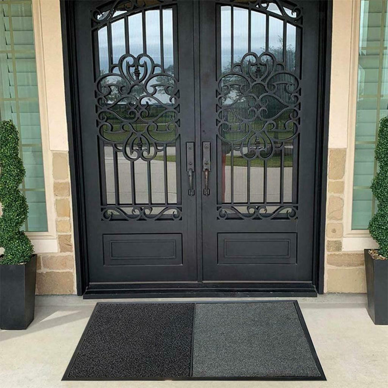 1x Disinfecting Doormat Sanitizing Floor Mat Entrance Carpet Cushion Gray Brown