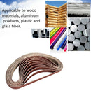 20Pcs Grinding And Polishing Replacement Sanding Belt Grit Paper For Angle