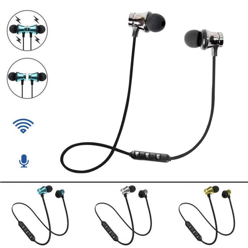 Bluetooth 4.2 Stereo Earphone In-Ear Headset Wireless Magnetic Earbuds Headphone