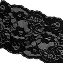 5 Yds 15cm Stretch Floral Lace Trims Decorating Designing&Sewing Craft Black