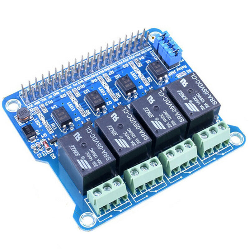1Pcs Raspberry Pi Power Relay Board Expansion Module Shield Supports Rpi A+/E1S6