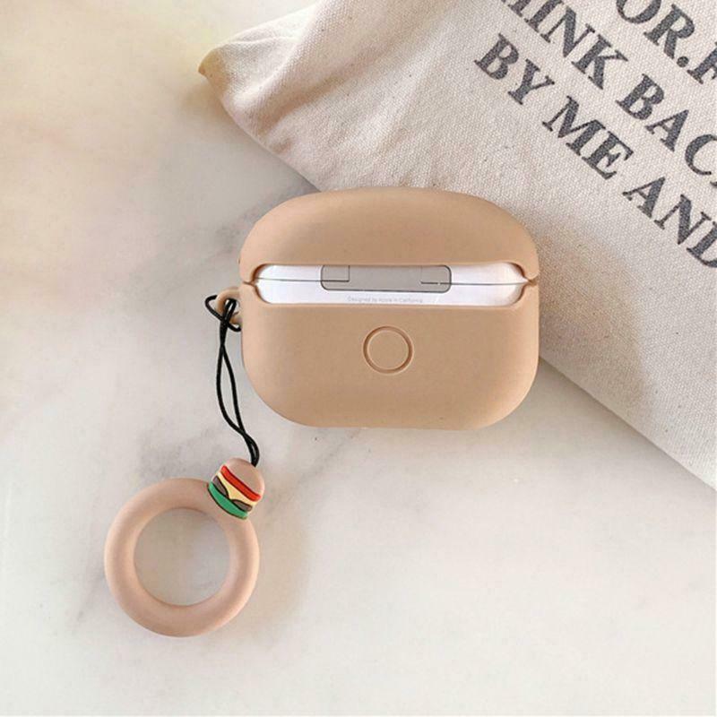 Cute Hamburger Protective Case Silicone Cover Shockproof Shell for Airpods Pro