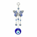 Oval Blue Evil Eye Amulet Wall Hanging Decor Blessing Protection New I3S4