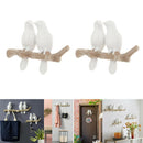 Set of 2 Bird Hook Clothing Hat Cap Holder Rack Office Desktop Ornament