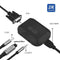 HDMI To VGA Adapter With 3.5mm Audio Optical Fiber Converter HDTV For Computer