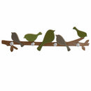 Wooden Bird Wall Hanger Hook Rack Clothes Hat Key Organizer Home Room Decor