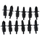 12pcs Plastic Free Flow Liquor Spirit Bottle Pourer Bar Wine Cocktail Drink Z3K5
