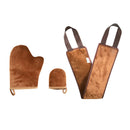 2 Set Self Tanning Mitt Applicator Kit Microfiber Washable Sunless Glove Tools