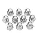 25Pcs 1/4 inch - 20 Stainless Steel Dome Head Cap Acorn Hex Nuts 25Pcs E8F6