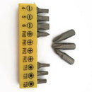 Right Angled Offset Ratchet Screwdriver Set Torx Rolson an L Wrench Tool Black