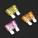 100Pcs Medium Car Fuses 2A 3A 5A 7.5A 10A 15A 20A 25A 30A 40A + Clip Amp wi S3W5