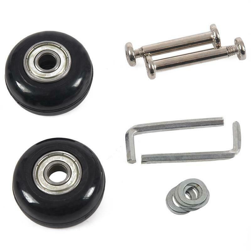 1 Set Luggage Suitcase Replacement Wheels Axles Deluxe Repair 40*20mm