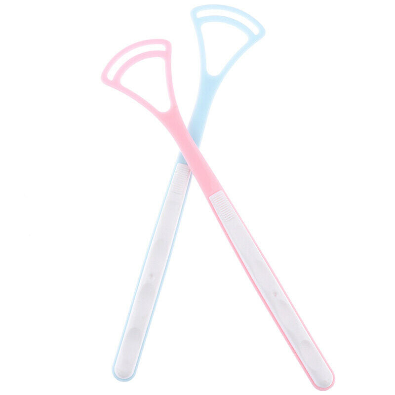 2PCS Tongue Cleaner Scraper Tongue Scraper For Kids Gentle Bacteria Clean S&+