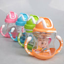 320ml Baby Bottle Kids Cup Silicone Children Training Cups Cute Baby Drinki I6A4