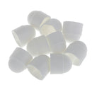 10 Pcs M12 18x23mm White Dome Bolt Nut Protection Cap Cover for Hexagon Screw