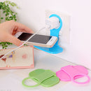 Foldable Cell Phone Charging Rack Holder Wall Charger Adapter Hanger Shelf  B.AU