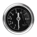 Universal Red Metal Adjustable Car Fuel Pressure Regulator with Oil Gauge