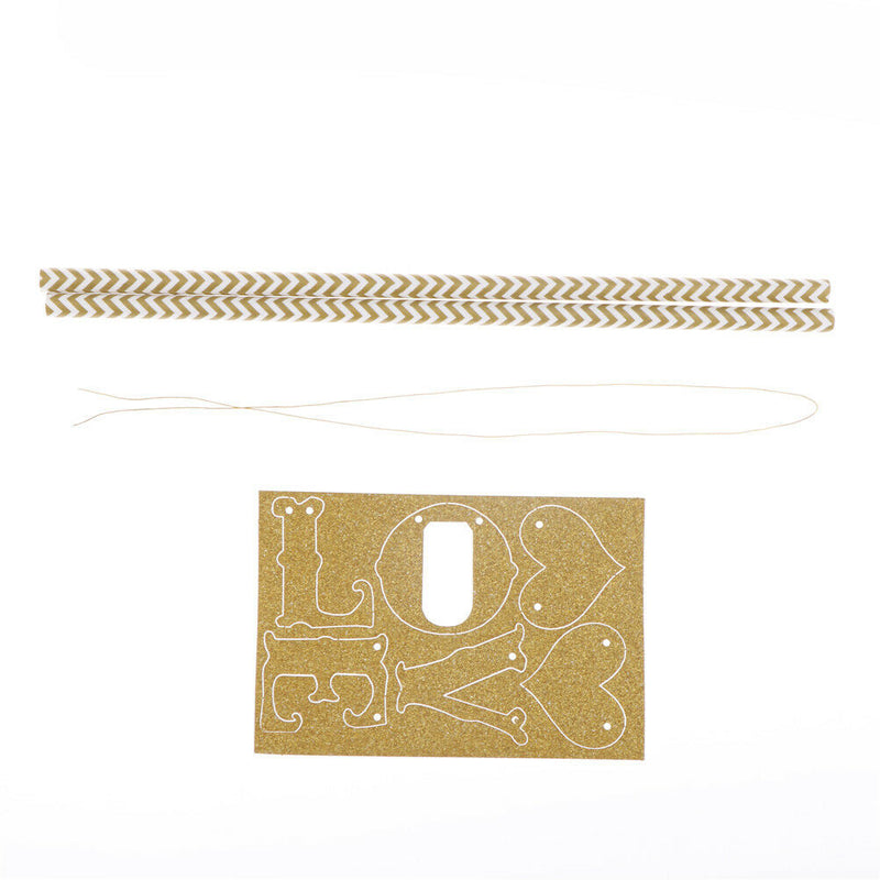 1 Set Love Flag Wedding Cake Topper for Wedding Party Cake Decoration Supply JR