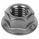 Diameter M10x1.5mm 304 Stainless Steel Serrated Hex Flange Nuts 12pcs G4Y7