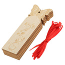10pcs Country Wooden Butterfly Crafts Tags Bookmark Scrapbooking Wedding DIY
