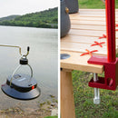 Folding Lamp Pole Hiking Camping Ultralight Tent Fixing Stand Light HolderB Kw