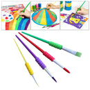 4pcs Artist Paint Brushes Art Set Nylon Hair For Acrylic Watercolor Oil Brush