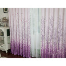 Pachira Printed  Tulle Curtain Voile Door Window Curtain Purple c
