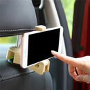 2 in 1 Auto Car Back Seat Phone Holder Stand Headrest Hanger Hooks Clips fo V2R9