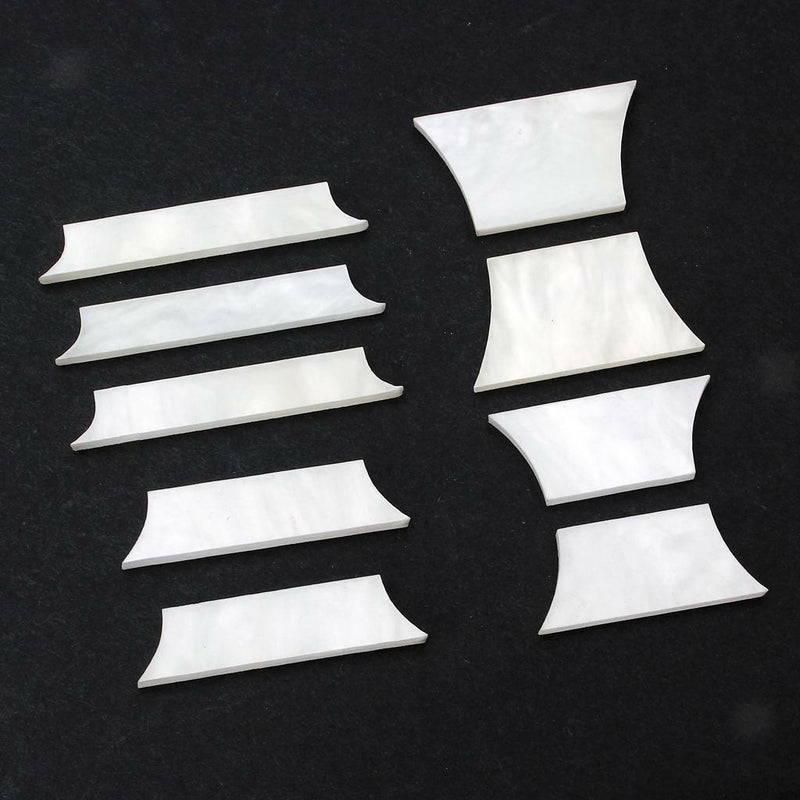 1 Set White Guitar Block Fretboard Markers Inlay Materials Luthier Tool Kit
