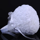 Wedding Basket Flower Girl Basket Party Decoration Love Case Satin Burlap B