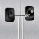 Cabinet Window Refrigerator Door Lock Key Security Safety For Baby Drilling Z2E4