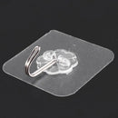 Strong Transparent Suction Cup Sucker Wall Hooks Hanger for Kitchen Bathroo Y9T7