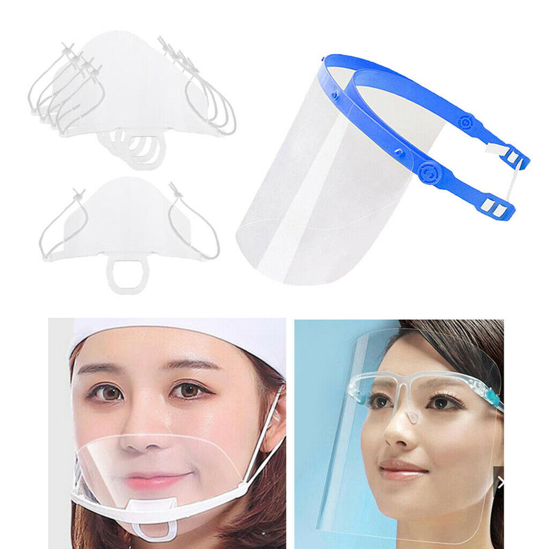 Adjustable Full Face Shield Cover Protective Visor Cap Anti Oil Anti Splash