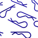 20pcs/set RC Car R-Pins fit 1/10 1/12 1/16 1/18 RC Car Truggy Accessory Blue