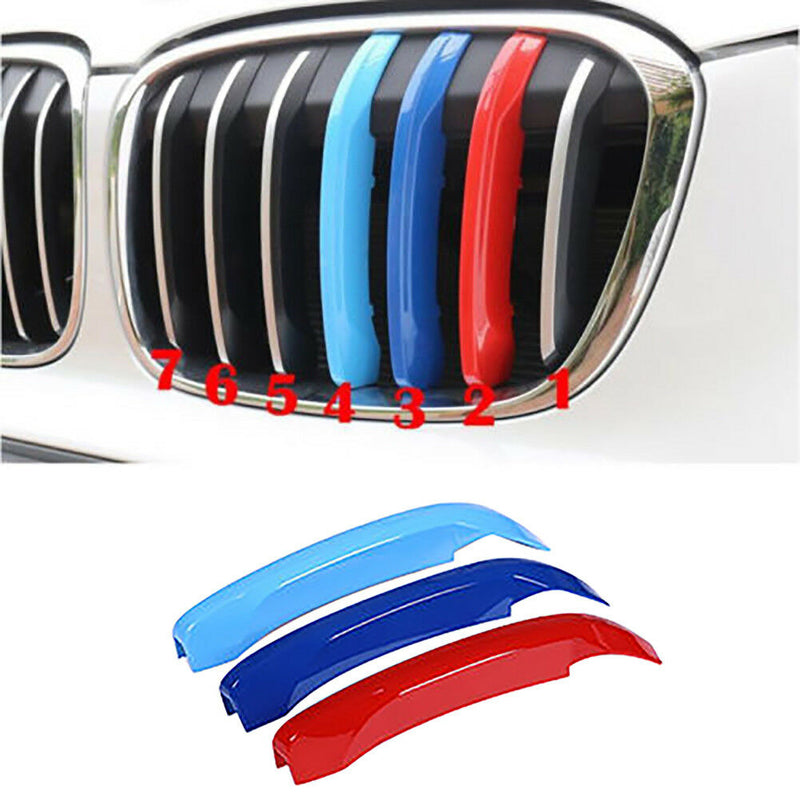 ABS Cars Parts Front Grille Grill  Molding Cover Trim For BMW X1 2016-2018
