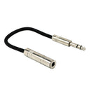 6.35mm Female to Male Cable 20cm Audio Adapter Extension Cord Wire Converter